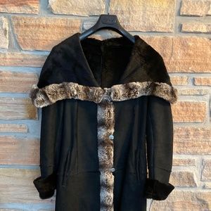 Punto Lamb Shearling Fur Coat